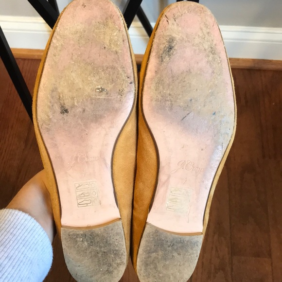 J.Crew mustard suede flats women’s 7 - Picture 6 of 6